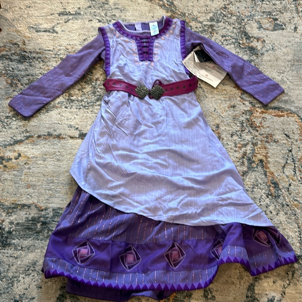Disney’s Asha from the movie wish adventure dress size 910 and beautiful purples